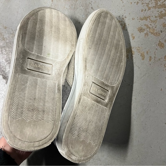 Baabuk Sky Wooler Shoe in Middle Grey Size 36 EUC - Picture 12 of 13